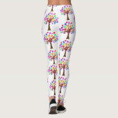 Autisme-bewustmakingsstructuur Leggings (Achterkant)