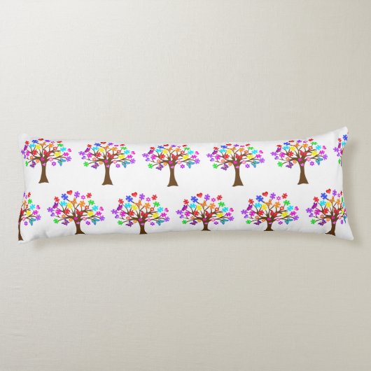 Autisme-bewustmakingsstructuur Lichaamskussen (Achterkant)