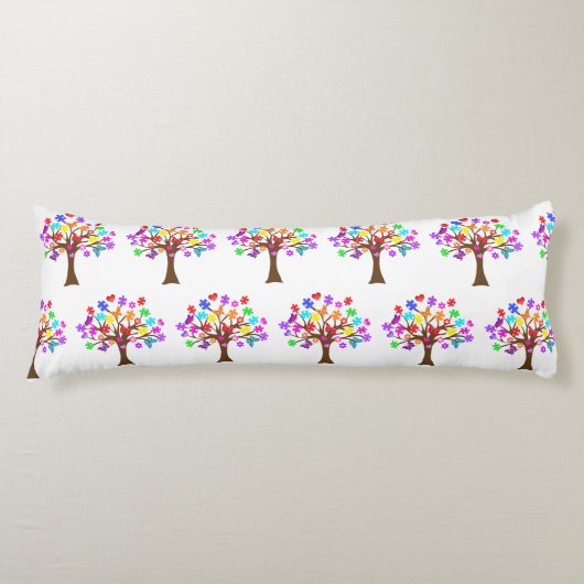 Autisme-bewustmakingsstructuur Lichaamskussen (Voorkant)