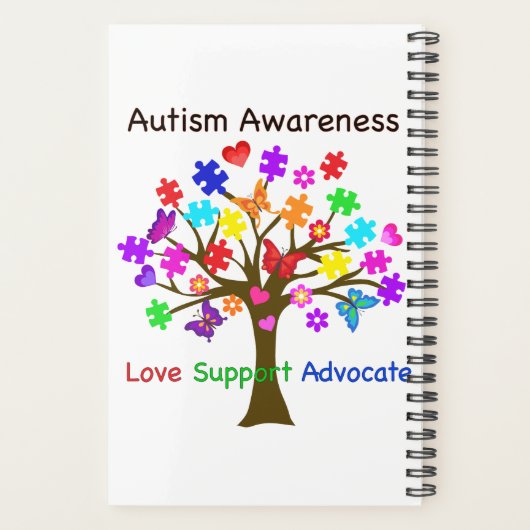 Autisme-bewustmakingsstructuur Planner (Achterkant)