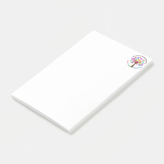 Autisme-bewustmakingsstructuur Post-it® Notes (Schuin)