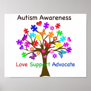 Autisme-bewustmakingsstructuur Poster