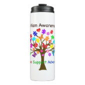 Autisme-bewustmakingsstructuur Thermosbeker (Voorkant)