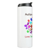 Autisme-bewustmakingsstructuur Thermosbeker (Gedraaid links)
