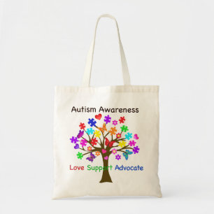 Autisme-bewustmakingsstructuur Tote Bag