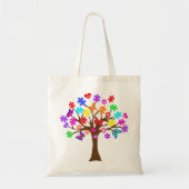 Autisme-bewustmakingsstructuur Tote Bag (Voorkant)