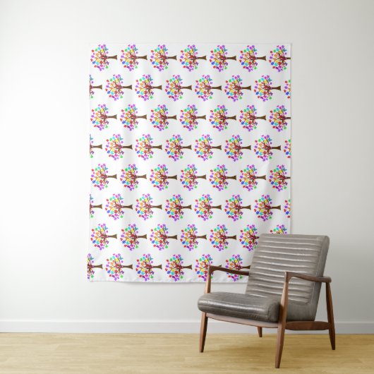 Autisme-bewustmakingsstructuur Wandkleed (In situ)