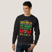 Autisme Bewustmam Moeder Boys zien True C Trui (Voorkant volledig)