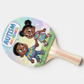 Autisme Bewustwording #2 Tafeltennisbatje (Zijkant)