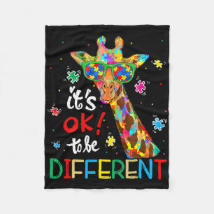 Autisme-bewustwording Acceptatie vrouwen Kind dat  Fleece Deken