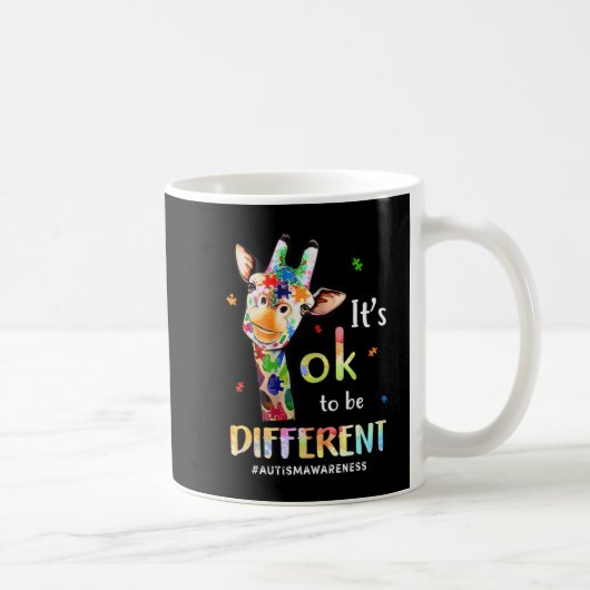 Autisme-bewustwording Acceptatie vrouwen Kind dat Koffiemok (Rechts)
