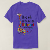 Autisme-bewustwording Acceptatie vrouwen Kind dat T-shirt (Design voorkant)