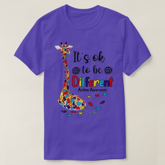 Autisme-bewustwording Acceptatie vrouwen Kind dat  T-shirt (Design voorkant)