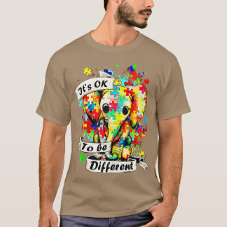 Autisme-bewustwording Acceptatie vrouwen Kind dat  T-shirt