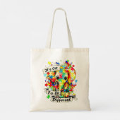 Autisme-bewustwording Acceptatie vrouwen Kind dat Tote Bag (Achterkant)