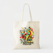 Autisme-bewustwording Acceptatie vrouwen Kind dat Tote Bag (Voorkant)
