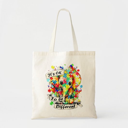 Autisme-bewustwording Acceptatie vrouwen Kind dat Tote Bag (Voorkant)