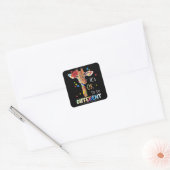 Autisme-bewustwording Acceptatie vrouwen Kind dat Vierkante Sticker (Envelop)