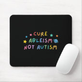 Autisme Bewustwording Cure Ableism Not Autisme Muismat (Met muis)