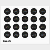 Autisme Bewustwording Cure Ableism Not Autisme Ronde Sticker (Vel)