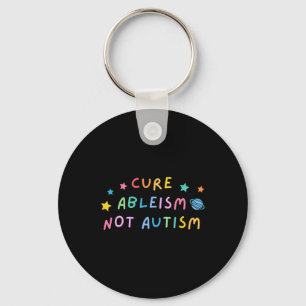 Autisme Bewustwording Cure Ableism Not Autisme Sleutelhanger