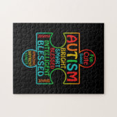 Autisme-bewustwording Gebreekt Legpuzzel (Horizontaal)