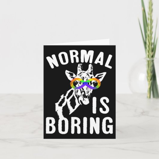 Autisme-bewustwording Normaal is het symbool van o Kaart (Voorkant)