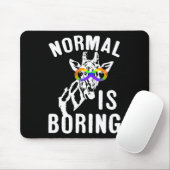 Autisme-bewustwording Normaal is het symbool van o Muismat (Met muis)