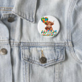 Autisme bewustwording ronde button 5,7 cm (In situ)