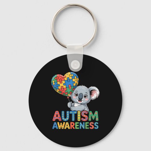Autisme bewustwording sleutelhanger (Voorkant)