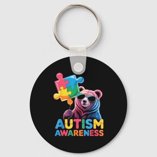 Autisme bewustwording sleutelhanger (Voorkant)