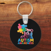 Autisme bewustwording sleutelhanger (Voorkant)