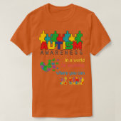 Autisme-bewustwording T-shirt (Design voorkant)