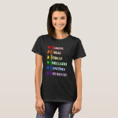 Autisme bewustzijn 1 t-shirt (Voorkant volledig)