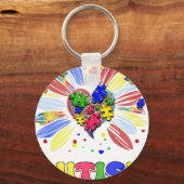 autisme bewustzijn (2 sleutelhanger (Voorkant)