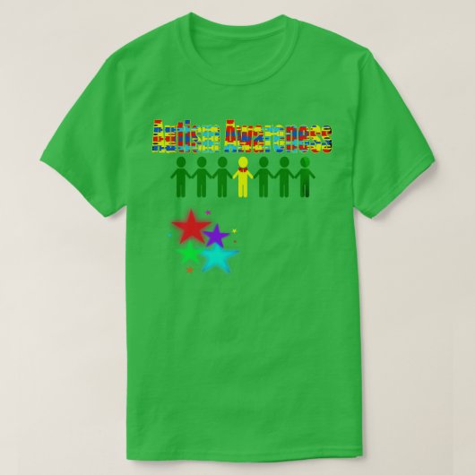 Autisme-bewustzijn (4) t-shirt (Design voorkant)