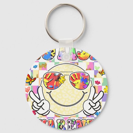 autisme bewustzijn (5 sleutelhanger (Voorkant)