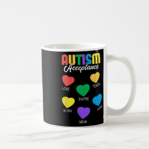 Autisme Bewustzijn Acceptatie Hart Mannen Vrouwen Koffiemok