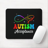 Autisme Bewustzijn Acceptatie Infinity Symbool Man Muismat (Met muis)