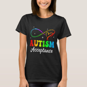 Autisme Bewustzijn Acceptatie Infinity Symbool Man T-shirt
