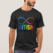 Autisme Bewustzijn Acceptatie Infinity Symbool Man T-shirt (Voorkant)