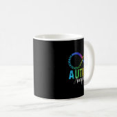 Autisme bewustzijn acceptatie oneindig symbool ADV Koffiemok (Voorkant rechts)
