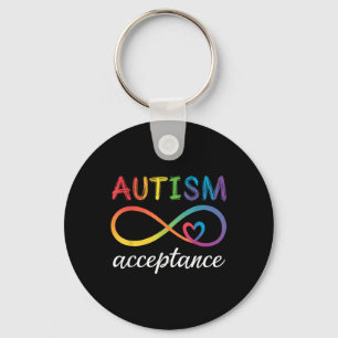 Autisme bewustzijn acceptatie oneindig symbool ADV Sleutelhanger