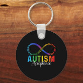 Autisme bewustzijn acceptatie oneindig symbool ADV Sleutelhanger (Voorkant)