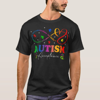 Autisme Bewustzijn Acceptatie Oneindigheid T-shirt