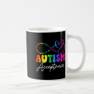 Autisme Bewustzijn Acceptatie Oneindigheidssymbool Koffiemok