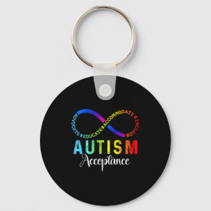 Autisme bewustzijn acceptatie oneindigheidssymbool sleutelhanger