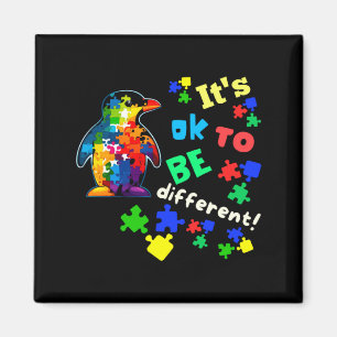 Autisme Bewustzijn Acceptatie Pinguïn Het Is Oké O Magneet