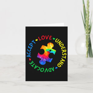 Autisme Bewustzijn Accepteer Adapt Advocate Autism Kaart