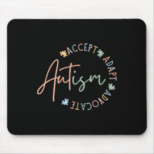 Autisme Bewustzijn Accepteer Adapt Advocate Autism Muismat
